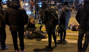 В Барнауле на перекрестке сбили сразу троих пешеходов 