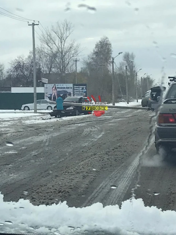 ДТП в Рубцовске на ул. Оросительной.