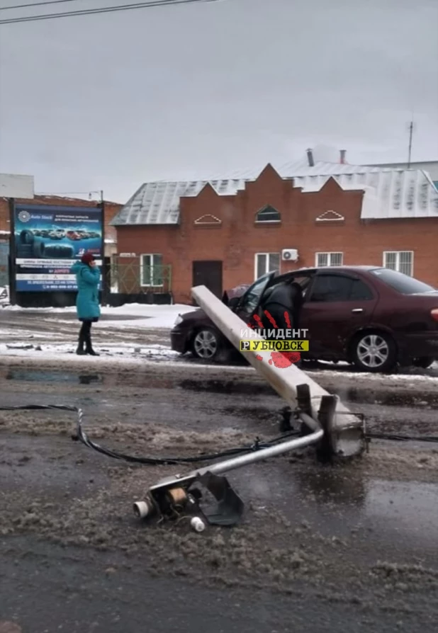 ДТП в Рубцовске на ул. Оросительной.