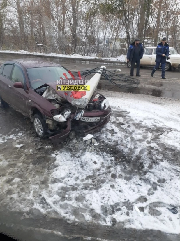 ДТП в Рубцовске на ул. Оросительной.