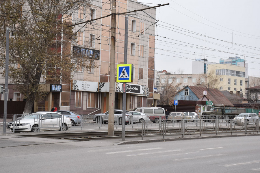 Осмотр пешеходных переходов Барнаула.