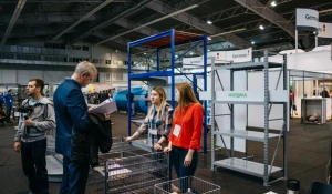 Экспозиция барнаульского Завода стеллажного оборудования «Нордика».