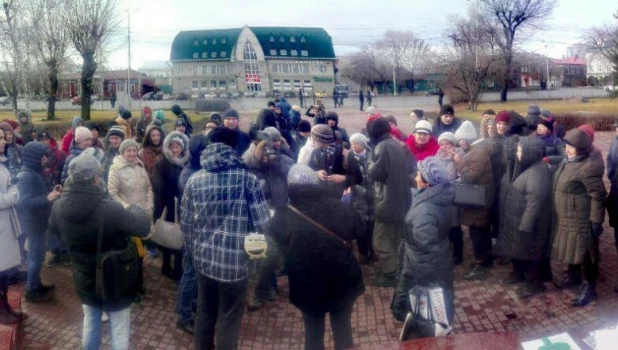 Митинг за сохранение зеленых зон.