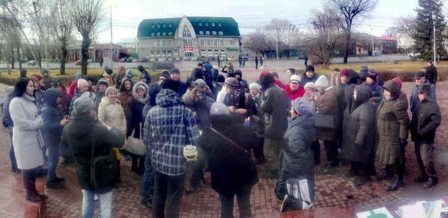 Митинг за сохранение зеленых зон.