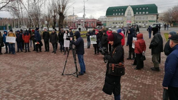 Митинг за сохранение зеленых зон.