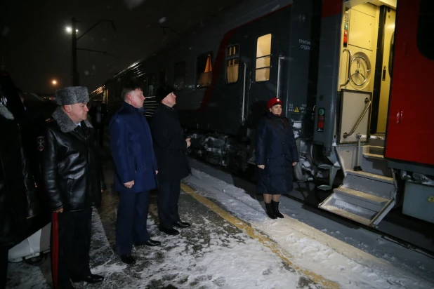 Дмитрий Медведев прибыл в Барнаул, ноябрь 2019 год. 