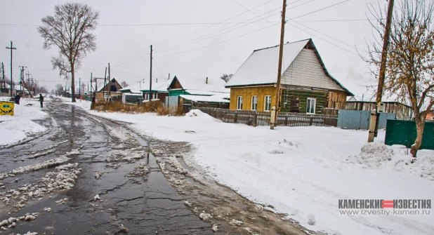 Порыв трубы в Камне-на-Оби.