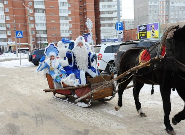 Волшебные варежки для алтайского Деда Мороза