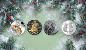 Россельхозбанк представил коллекцию новогодних монет