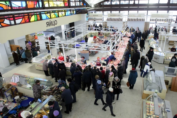 "Старый базар" в Барнауле.