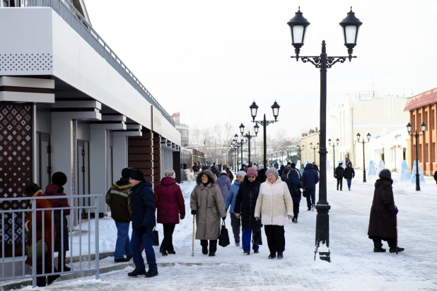 "Старый базар" в Барнауле.