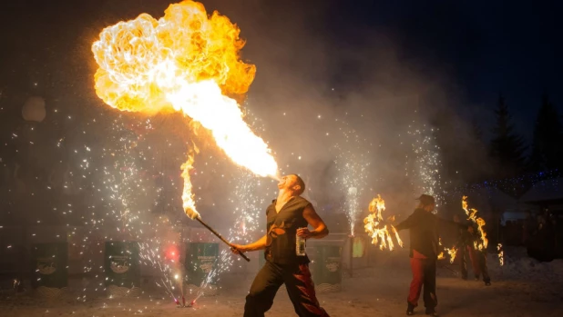 «Алтайская зимовка» на «Бирюзовой Катуни» в 2019 году.