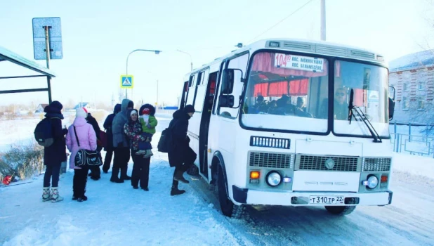 Автобус в Бельмесево.