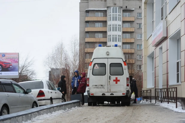 Дождь и слякоть в Барнауле. 6 декабря 2019 года.