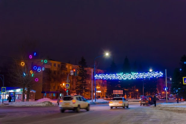 Барнаул готовится к Новому году.