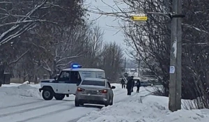 Место, где сбили насмерть новосибирского полицейского 