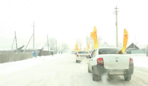 Рубцовск. Автопробег. Плохие дороги.