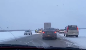 Столкновение на бийской трассе 21 декабря 2019 года.