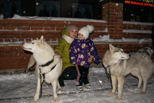 Новогодний городок на "барнаульском Арбате".