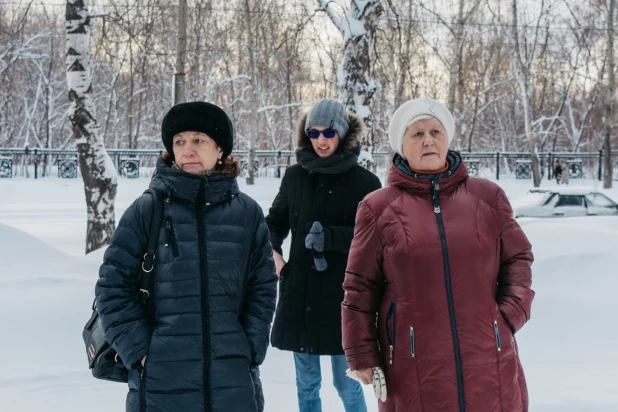 В Барнауле прошел митинг в защиту зеленых зон Барнаула