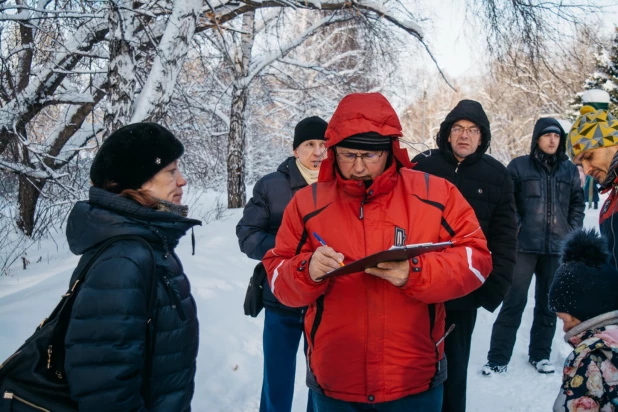 В Барнауле прошел митинг в защиту зеленых зон Барнаула