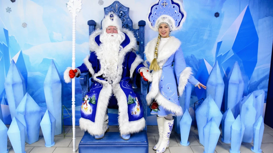 В алтайской резиденции Деда Мороза.