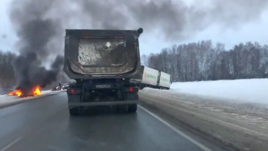 ДТП с грузовиком в Кемеровской области.