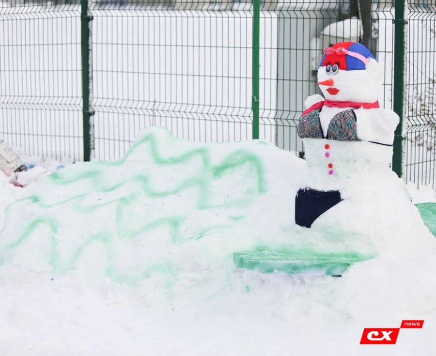 «Самый креативный снеговик»