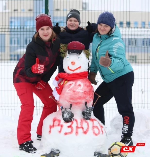 «Самый веселый снеговик»