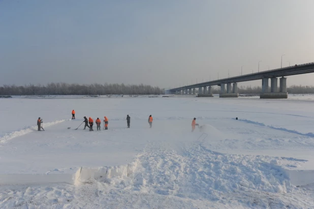 Подготовка к Крещению в Барнауле. 