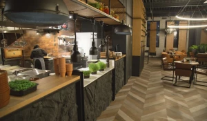 Открытие ресторана "Горный".