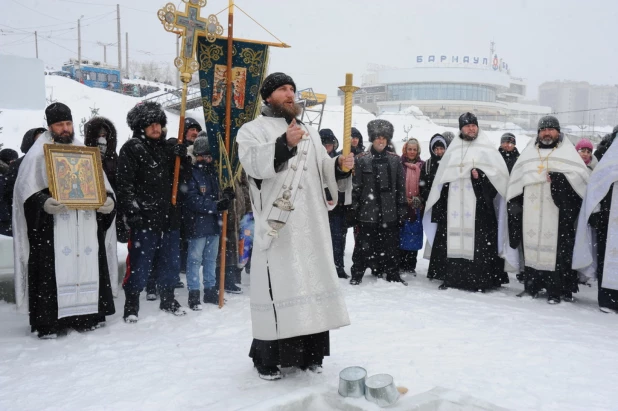 Крещение-2020 в Барнауле. 