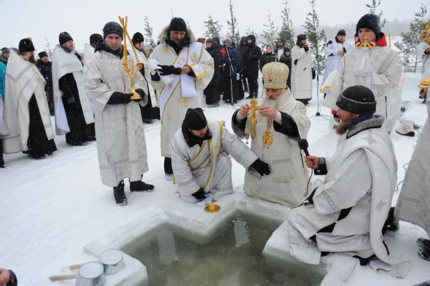 Крещение-2020 в Барнауле. 