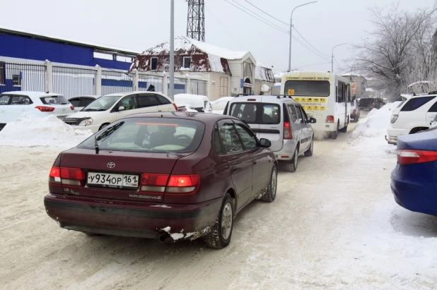 Барнаул. Очистка снега. 