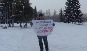 Пикет против поправок в Конституцию.