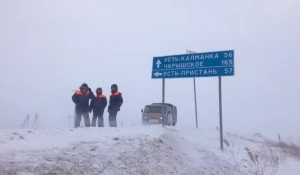 Метель на трассе, МЧС.