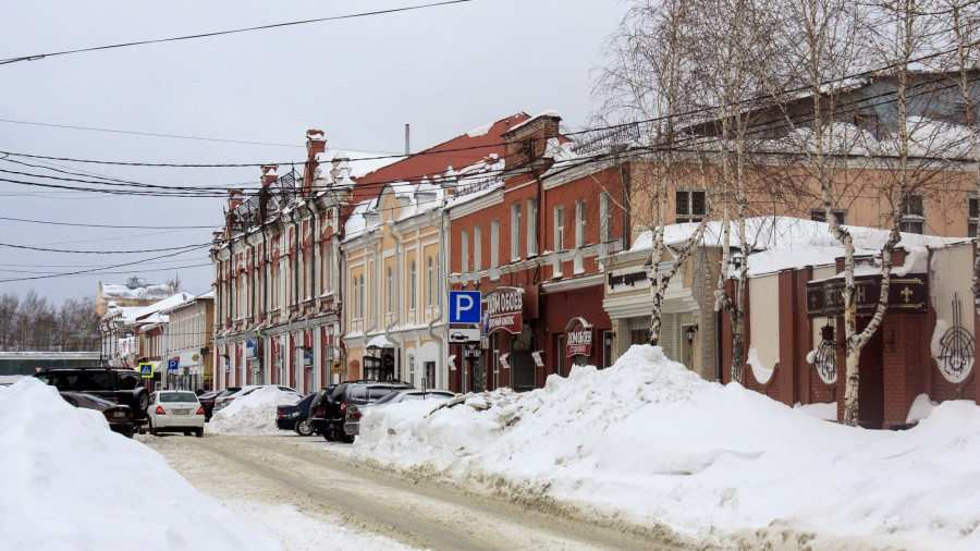 Улица Льва Толстого, Барнаул. 