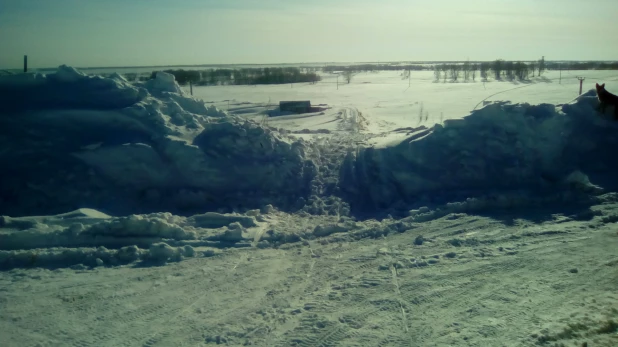 Поселок Центральный в снегу. Пригород Барнаула, январь 2020 года. 