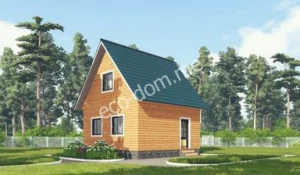 Дом из бруса.