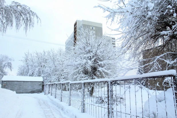 Барнаул в снегу. 