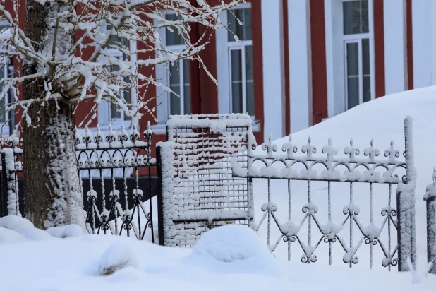 Барнаул в снегу. 