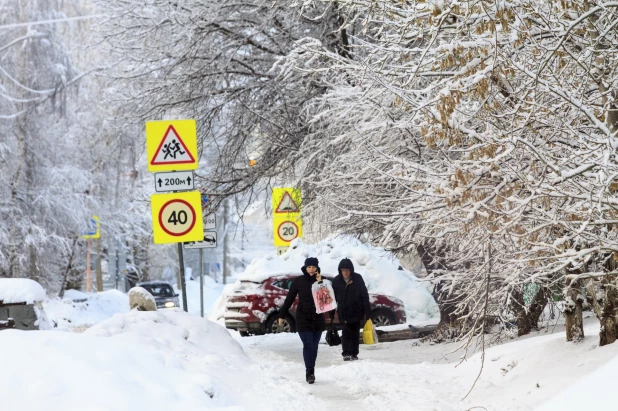 Барнаул в снегу. 