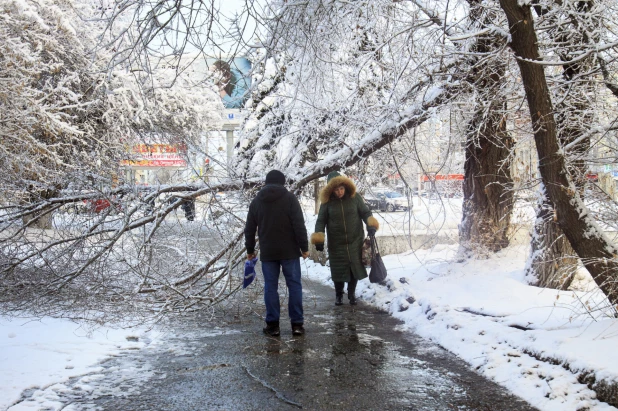 Барнаул в снегу. 