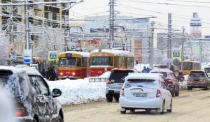 Барнаул в снегу. 