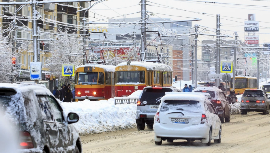 Барнаул в снегу. 