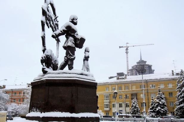 Барнаул в снегу. 