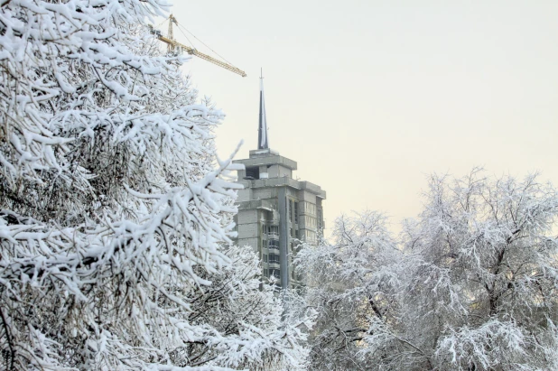 Барнаул в снегу. 