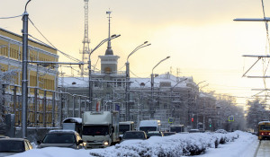 Барнаул в снегу. 