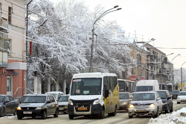 Барнаул в снегу. 