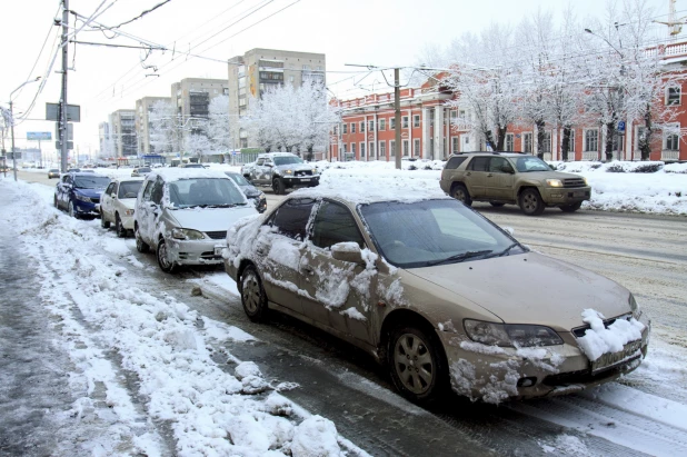 Барнаул в снегу. 